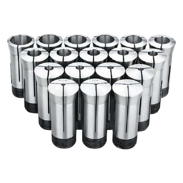 Hhip 1/16 To 1-1/16" By 32Nds 33 Piece 5C Collet Set 3900-0014