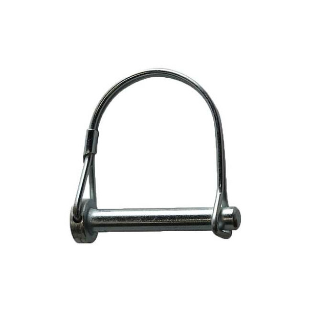 Snap Safety Pin, 5/16 in Dia, 1-3/4 in Lg, 2 in Overall Lg