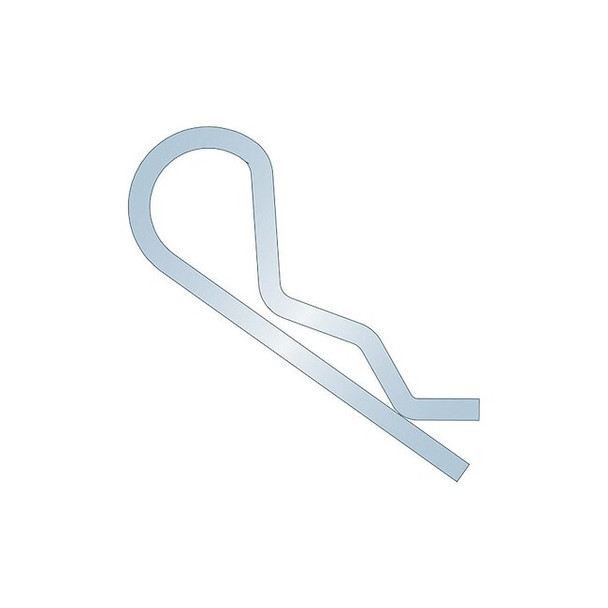 Bridge Cotter Pin, 9/64 in Dia, 2-15/16 in L, Spring Wire, 50 PK