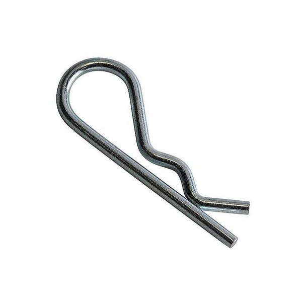 Extended Prong Cotter Pin, 7/32 in Dia, Steel, 100 PK