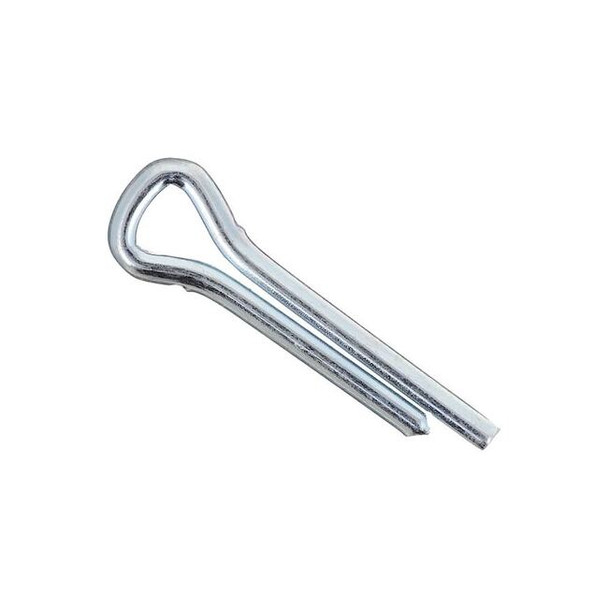 Extended Prong Cotter Pin, 3/16 in Dia, Steel, 250 PK