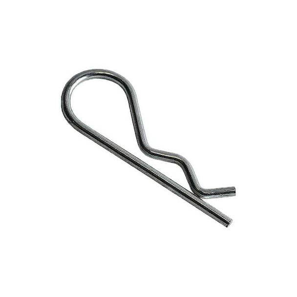 Bridge Cotter Pin, 1/16 in Dia, 1-5/16 in L, Spring Wire, 250 PK