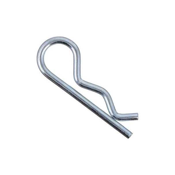 Bridge Cotter Pin, 1/4 in Dia, 5 in L, Spring Wire, 10 PK