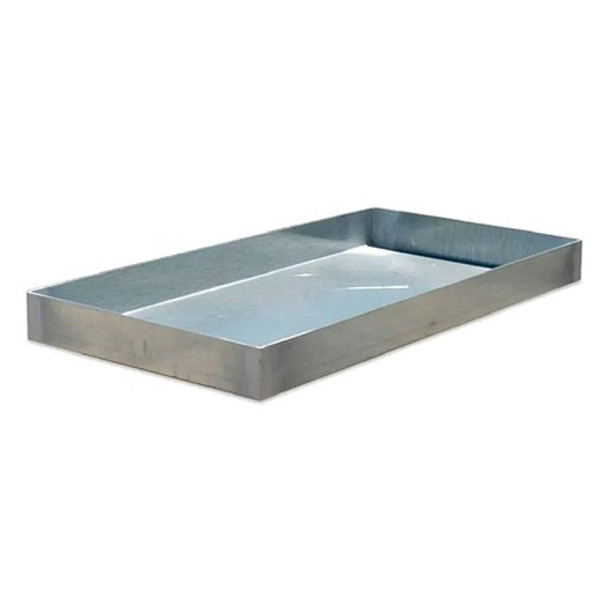 Denios Spill Tray,Silver,Steel,3" H,24" L K31-1115 Denios Spill Tray,Silver,Steel,3" H,24" L K31-1115