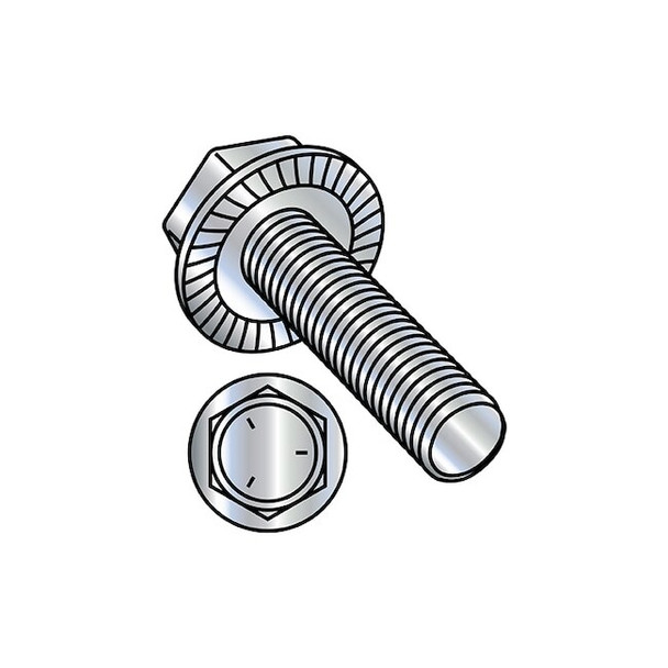 Manufacturer Varies 3/8-16in x 2in Flange Bolts, Steel Zinc, 500 PK 3732MWW5