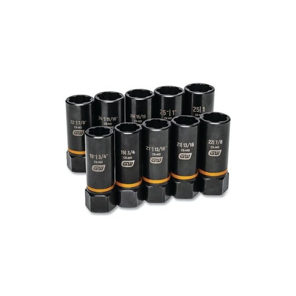 Bolt Biter™ Deep Extraction Socket Set, 1/2 in drive, SAE/Metric, 10 Piece