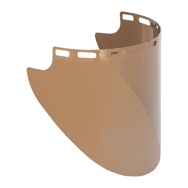 Jackson Safety Face Shield Visor, Gold Visor, Polycarbonate 29088