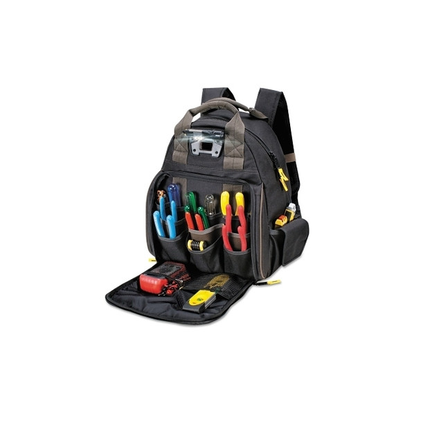 Tech Gear Lighted Backpack, 53 Compartments, 16 in X 13 in