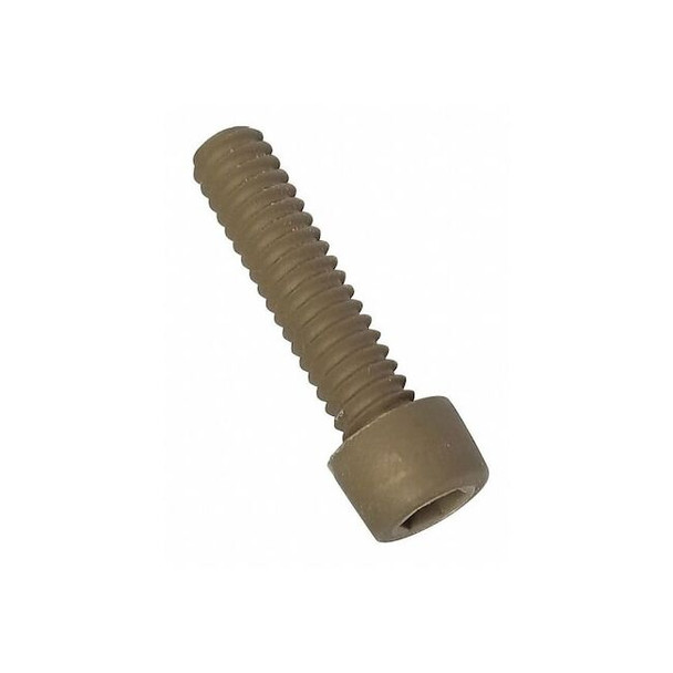 #6-32 Socket Head Cap Screw, Socket, Anodized PEEK, 1/2 in Length, 10 PK