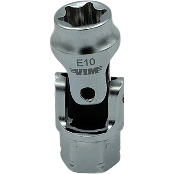 E10 TORX DUAL DRIVE STUBBY UJ SOCKET  - 1/4'' X 11MM DR. DDSUJET410