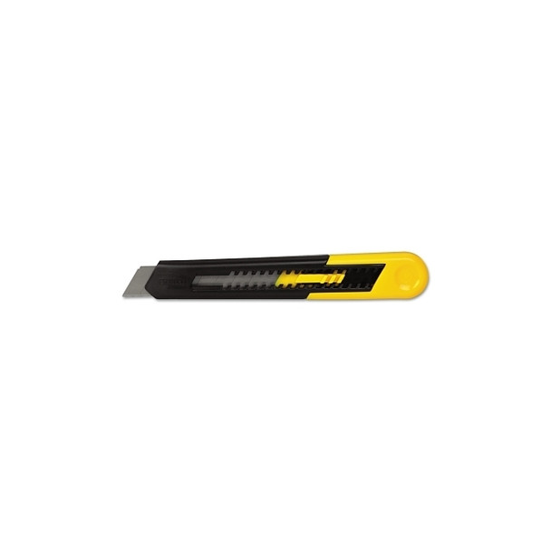 Quick Point™ Knife, 6-1/2 in, Snap-Off, Carbon Steel, Black/Yellow
