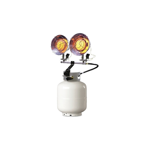 Portable Propane Radiant Heaters, 20000 Btu/h, 15 h
