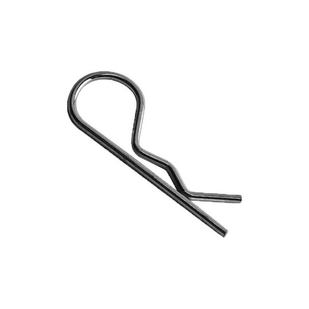 Bridge Cotter Pin, 3/64 in Dia, 2 in L, Spring Wire, 500 PK