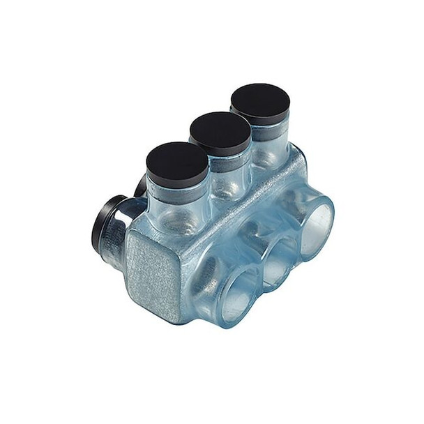 Polaris MultitapConnector,Alum,Clear,Hex,3Port IPLD250-3CB