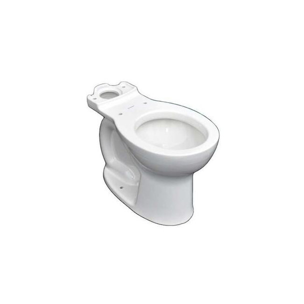 Toilet Bowl, 1.28 gpf, Gravity Fed, Floor Mount, Round, White