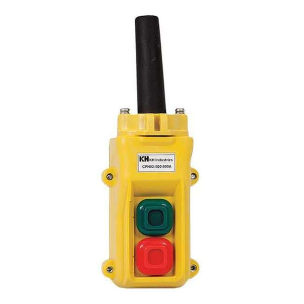 Kh Industries PendantCntrlStation,DeadEnd,2Buttn,Ylw CPH02-A00-000A