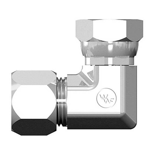 Weatherhead Elbow, Steel, Comp. 3/8 in, ORB 7/16 in 7506X06X06