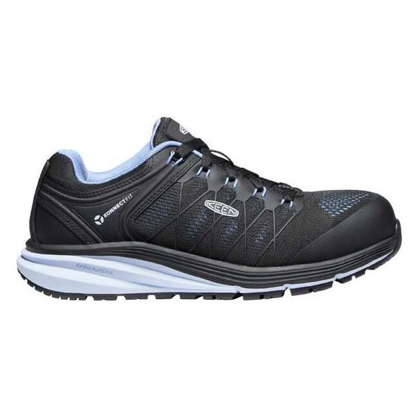 Women's Athletic Shoe, 7, Carbon Fiber Toe, 3 in H, Hydrangea/Black, 1025241