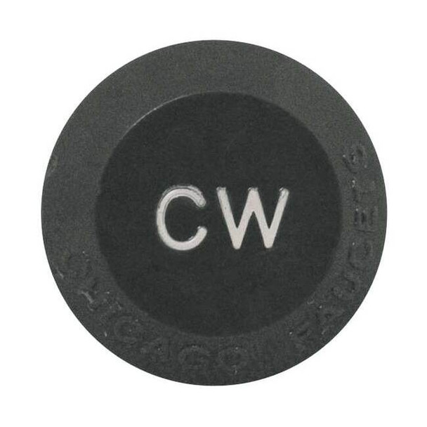 Chicago Faucet Cold Water Button, 7/16" x 3/4", Plastic 216-178JKNF