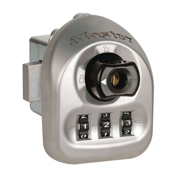 Master Lock Multiuse Lock,Keyed/Combination,Satin 3670-01