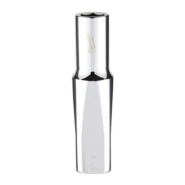 3/8 in. Drive 9mm Metric 6-Point Deep Socket with FOUR FLAT Sides
