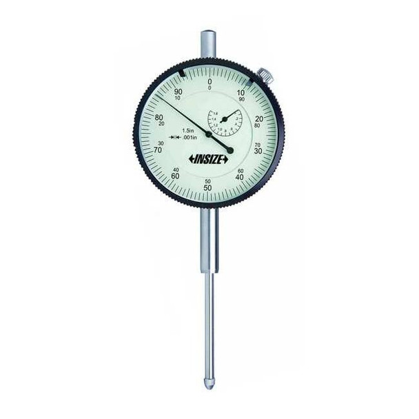 Insize Dial Indicator,AGD 3,0.0010" Graduations 2312-2