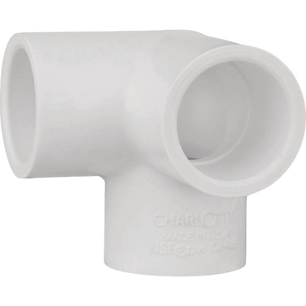 Charlotte Pipe 1/2 In. 90 Deg PVC Schedule 40 Elbow PVC 02510  0600HA