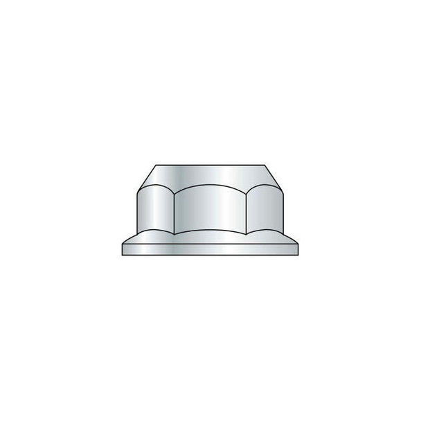 Serrated Hex Flange Nut - 7/16-14 - Zinc CR+3 - Case Hardened Steel - UNC Pack o