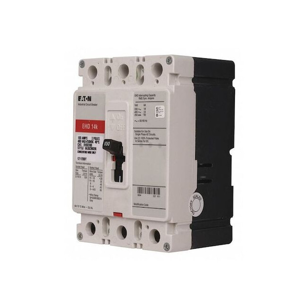 Molded Case Circuit Breaker, EHD Series, 70A, 3 Pole, 480V AC, 18kA at 240V AC