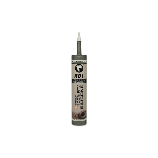 100% Silicone Architectural Grade RTV Sealant, 9.8 fl oz Cartridge, Gray Pack of 12