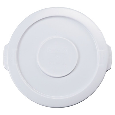 BRUTE® Round Container Lid, for 2632 32-gal Waste Containers, 22-1/4 in dia, Red Pack of 6