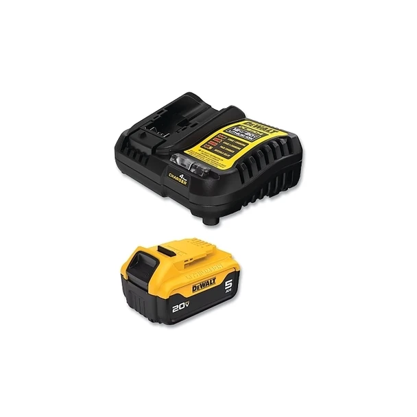 MAX* Cordless Tool Battery, 12 V/20 V, Lithium-ion, 5.0 Ah, Kit w/Battery/Charger, 1 EA/EA