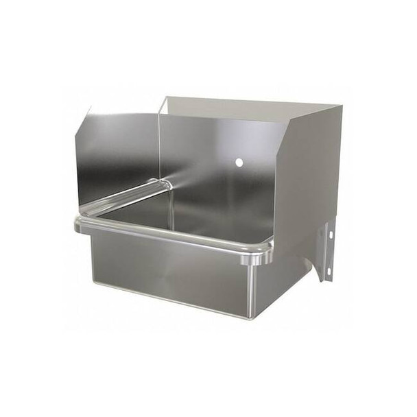 Sani-Lav Hand Sink,Wall Mount,16-1/2" H,16 ga. 7070