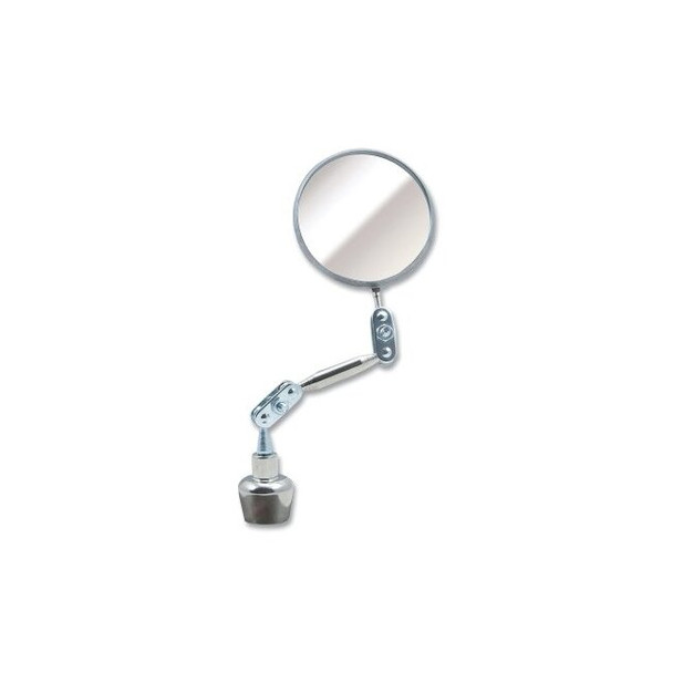 Heavy Duty Inspection Mirror, 7-1/8 in L, Magnetic Base