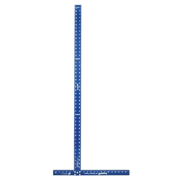 T-Square, Drywall, 48 in, Aluminum, Blue