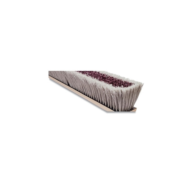 No. 35 Line Floor Brush, 24 in, Coarse BR Plastic/Silver Flagged-Tip, Less Handle
