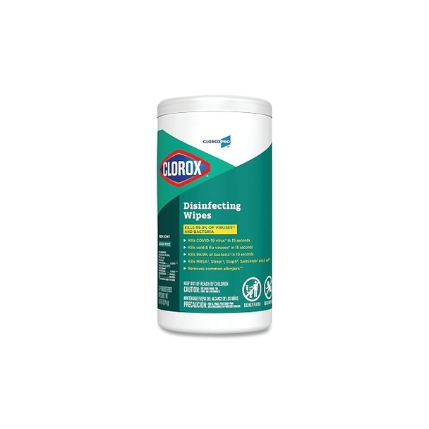 Disinfectant Wipes, 75 Count, Canister, Fresh Scent