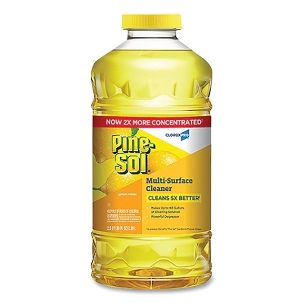 Multi-Surface Cleaner, 80 oz, Bottle, Lemon