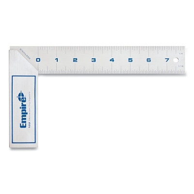 True Blue® Try Square, 8 in, 0.125, Stainless Steel
