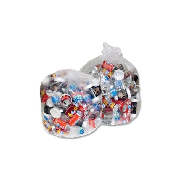 Vu Thru Trash Liners, 38 in W, 58 in H, Natural