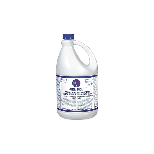 Liquid Bleach, 1 gal, Bottle, 6%