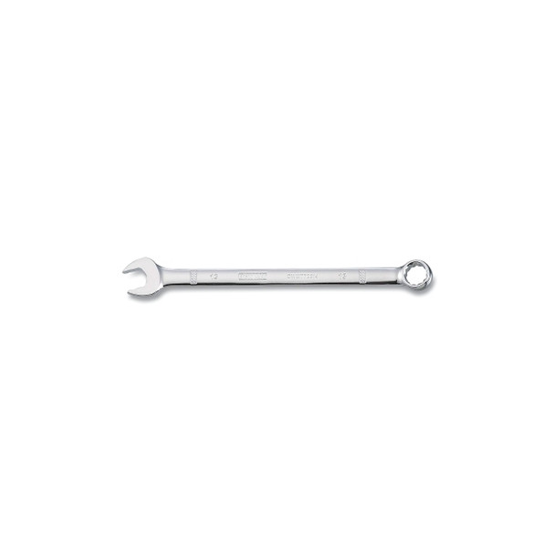 Combination Wrench, 13 mm, 7-3/32 in OAL, 12-point, Full Polish Chrome