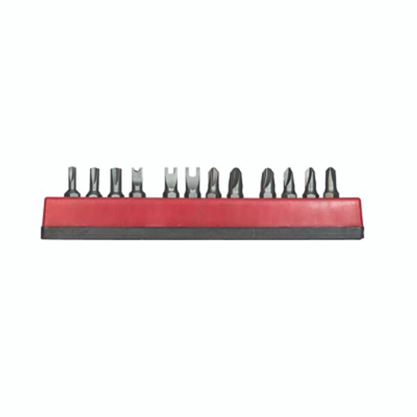12-Pc Insert Bit Set, Specialty, Includes Clutch Head, Spanner, Torq-Set®, and Tri-Wing