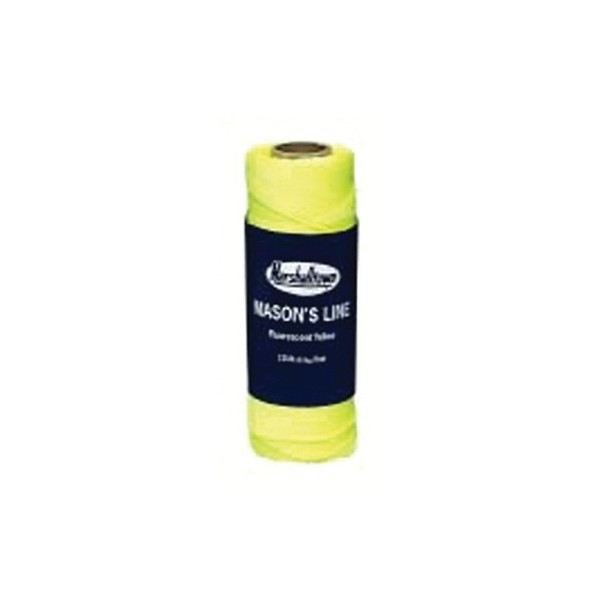 Nylon Mason's Line, Braided, 500 ft, Yellow, #18
