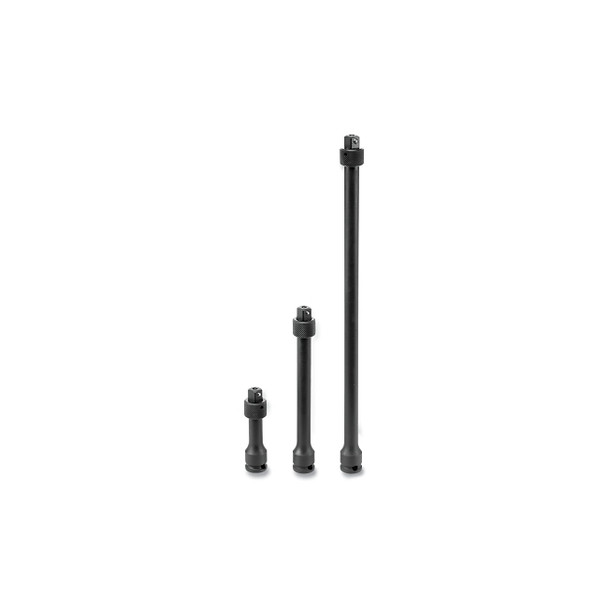 Impact Extension Set, Locking, 3 Piece, 3/8 in Drive