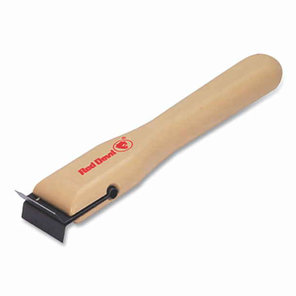 Double-Edge Plastic Wood Scraper, 7-1/4 in L, 1-1/2 in W, 2-Edge