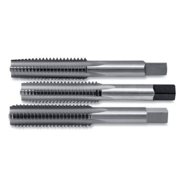 0404 and 404M Bright Taper-Plug-Bottoming Straight Flute 3 Pc Hand Tap Set, 9/16-18 UNF