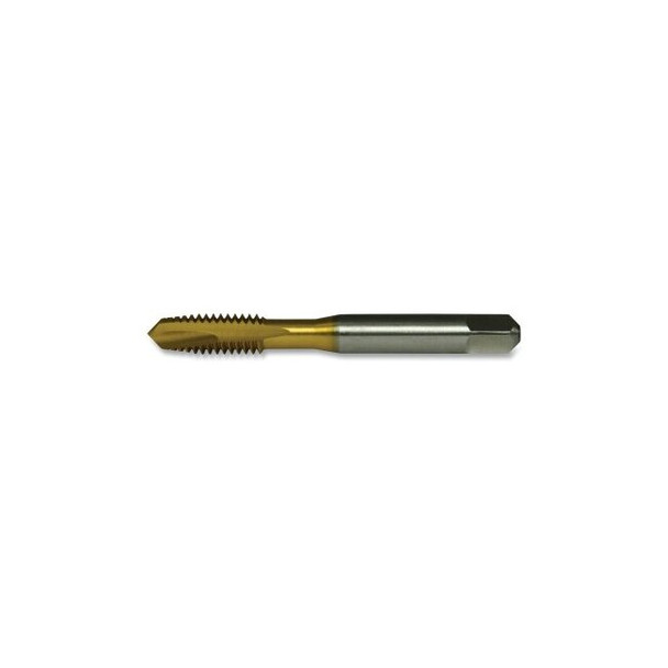 TiN Plug Spiral Point Machine Tap, 3FL, 5/8 in-11 Tool Size, UNC