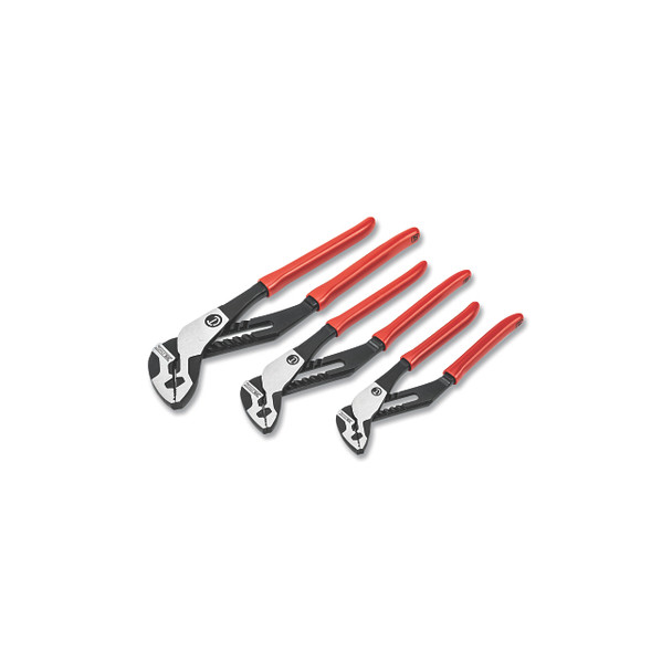Z2 K9™ Straight Jaw Dipped Handle Tongue and Groove Plier Set, 3 Pc, 8 in, 10 in, 12 in