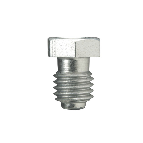 Flush Fitting, Hex, 13/32 in OAL, 1/4 in NF